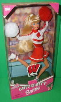 Mattel - Barbie - University of Wisconsin Cheerleader - Poupée